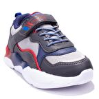 Pepino 1424 Ortopedik Günlük Lacivert Gri Erkek Çocuk Spor Ayakkabı