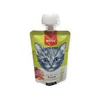 Wanpy Taze Ton Balıklı Tavuklu Havuçlu Et Ezme Sıvı Kedi Maması Ödül 90 G