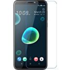 HTC Desire 12 Uyumlu Ekran Koruyucu Screen Protector Tempered Glass Kristal Netliğinde %100 HD Görüntü, Yüksek Kalite Temperli Kırılmaz Cam
