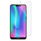 Huawei Honor 8C Uyumlu Ekran Koruyucu Screen Protector Tempered Glass Kristal Netliğinde %100 HD Görüntü, Yüksek Kalite Temperli Kırılmaz Cam