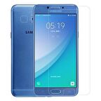Samsung Galaxy C5 Pro Uyumlu Ekran Koruyucu Screen Protector Tempered Glass Kristal Netliğinde %100 HD Görüntü, Yüksek Kalite Temperli Kırılmaz Cam