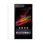 Sony Xperia Z Uyumlu Ekran Koruyucu Screen Protector Tempered Glass Kristal Netliğinde %100 HD Görüntü, Yüksek Kalite Temperli Kırılmaz Cam