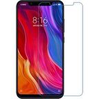 Xiaomi Mi 8 Uyumlu Ekran Koruyucu Screen Protector Tempered Glass Kristal Netliğinde %100 HD Görüntü, Yüksek Kalite Temperli Kırılmaz Cam
