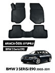 BMW 3 Serisi E90 2005–2011 3D Havuzlu Oto Paspas,