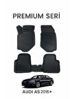 Audi A5 2016+ 3D Havuzlu Oto Paspas | Araca Özel Kauçuk