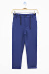 Erkek Çocuk Duble Paça Lacivert Kumaş Pantolon 21141