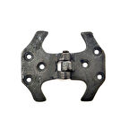 Antika Tarz Dekoratif Pirinç Fit Menteşe - 67 mm, Oksit