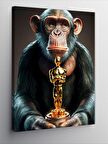 Kanvas Tablo Oscar Almış Maymun