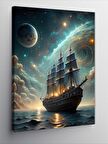 Kanvas Tablo Karsan Gemisi Ve Ay