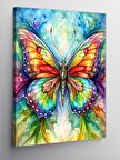 Kanvas Tablo Renkli Kelebek