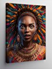 Kanvas Tablo Afrikalı Kadın