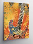 Kanvas Tablo Elektro Gitar