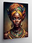 Kanvas Tablo Afrikalı Kadın