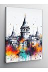 Kanvas Tablo İstanbul Galata Kulesi