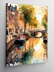 Kanvas Tablo Amsterdam Evleri