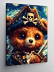 Kanvas Tablo Korsan Oyuncak Ayı