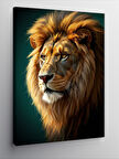 Kanvas Tablo Aslanın Asil Bakışı