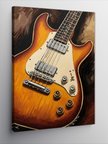 Kanvas Tablo Klasik Elektro Gitar
