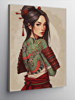Kanvas Tablo Samuray Kadın
