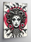Kanvas Tablo Yılan Saçlı Medusa