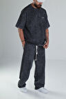 Yıkamalı Antrasit Oversize Takım