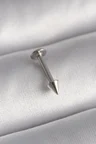 316L Çelik Gümüş Renk Çivi Model Piercing 5886