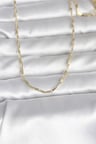 CM 14K Gold Renk İnce Ataç Zincir Model 60 cm Kadın Kolye 5886