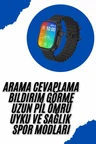 Akıllı Saat Sağlık Takibi Kalp Atışı Adımsayar Ultra Yeni Nesil nefes Egzers