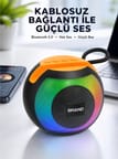 RGB Işıklı Taşınabilir Kablosuz Bluetooth Hoparlör Yeni Nesil