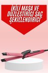 Saç Şekillendirici Düzleştirici ve Maşa Özellikli Şekillendirici Seramik Kapl