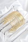 Pirinç Tel Sarma Model Gold Renk Kadın Bileklilk 5886