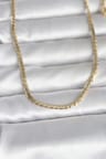 CM 14K Gold Renk Yassı Model 60 cm Kadın Kolye 5886