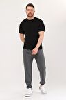 Erkek Antrasit Melange  Jogger Eşofman Altı