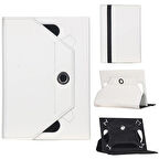 Omix MixTab Pro Universal Standlı Tablet Kılıfı Beyaz