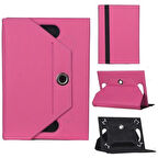 Apple Uyumlu İpad Pro 11 2020 2.Nesil A2230 Universal Standlı Tablet Kılıfı Pembe