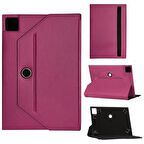 Apple Uyumlu iPad Pro 12.9 6. Nesil A2764 Universal Standlı Tablet Kılıfı Pembe