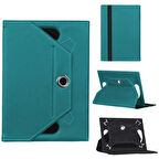 Samsung Uyumlu Galaxy Tab S5e SM-T720 Universal Standlı Tablet Kılıfı Yeşil