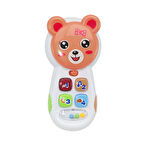 Cep Telefon Sevimli Telefon Işıklı Sesli Kahverengi