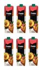 Cappy Bahçe Şeftali Nektarı 1 Lt X 6 Adet