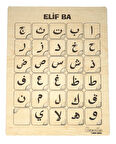 Ahşap Elif Ba Yapboz Puzzle Bultak
