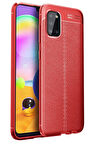 CPT50 Samsung Galaxy A31 Kılıf Auto Focus Kapak - Kırmızı