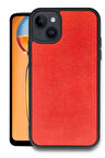 CPT50 iPhone 15 Kılıf Aras Deri Kapak - Kırmızı