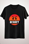 Unisex Siyah Blurt Logo Classic T-shirt