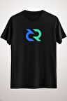 Unisex Siyah Decred Symbol Classic T-shirt