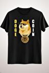 Unisex Siyah Dogecoin Cryptocurrency Thug Doge Gansta Crypto Altcoin Long Sleeve T-shirt