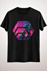Unisex Siyah Hex - Future Days Classic T-shirt