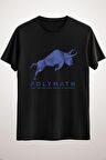 Unisex Siyah Polymath Network Logo Classic T-shirt