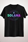 Unisex Siyah Solana Coin Crypto - Cryptocurrency Classic T-shirt