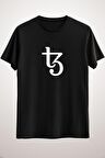 Unisex Siyah Tezos Premium T-shirt