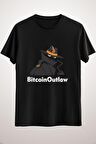 Unisex Siyah The Bitcoin Outlaw Essential T-shirt